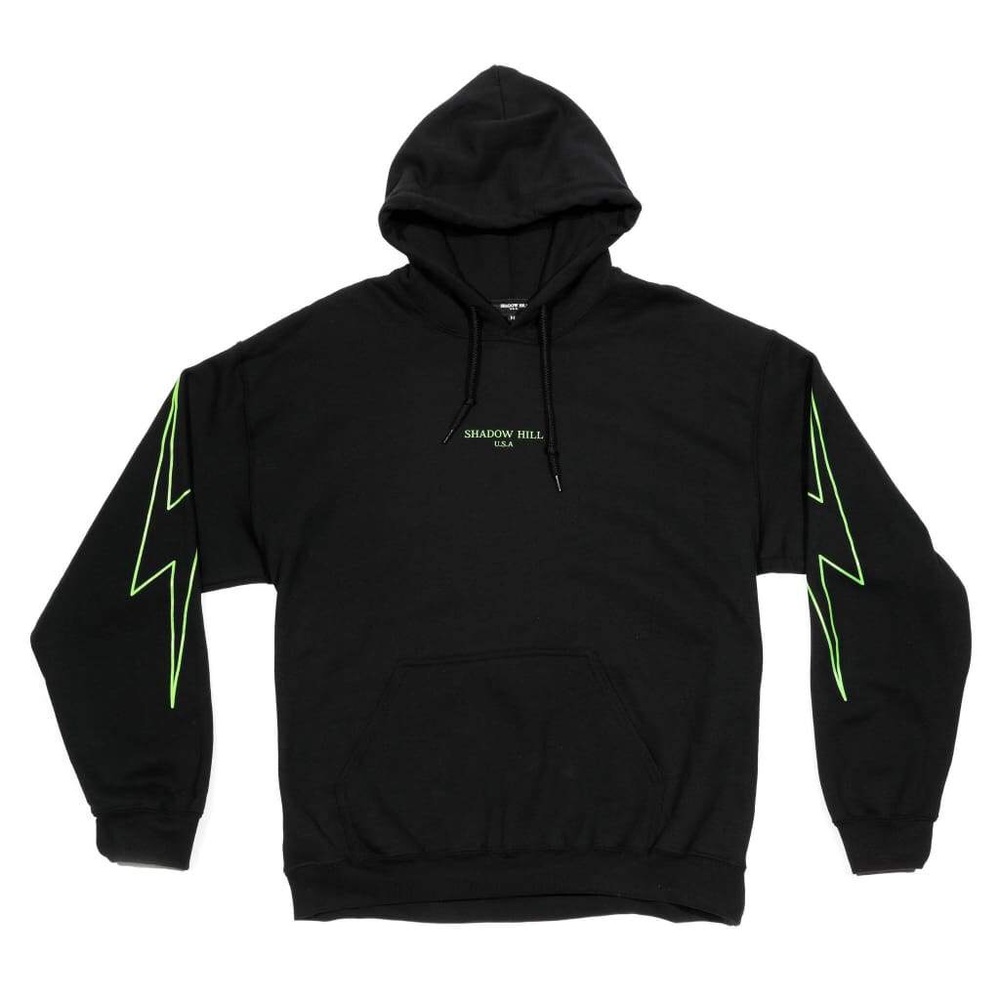 Shadow Hill Green Glow 2 Flash Hoodie